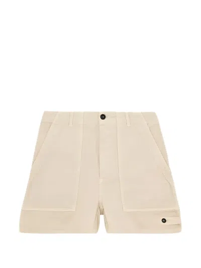 Fortela Patch Pocket Jim Shorts In Neutral