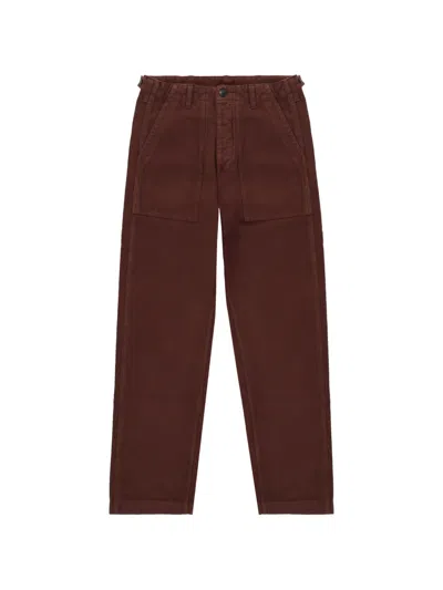 Fortela Patch-pocket Trousers In Brown