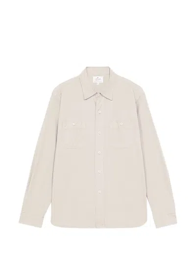 Fortela Patch-pocket Work Shirt In Neutral