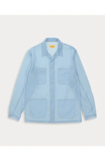 Fortela Phil Nylon Chore Jacket In Blue