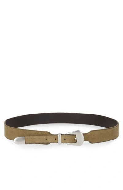 Fortela Phoenix Suede Leather Belt In Multi