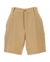 Fortela Beige Jillian Bermuda Shorts In Nude
