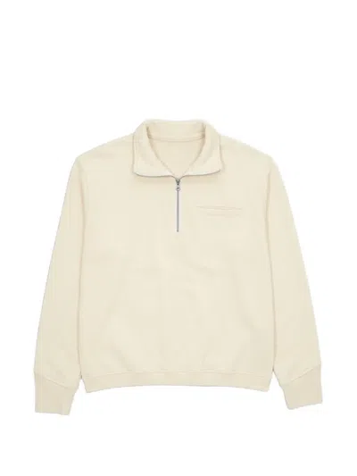 Fortela Princeton Quarter-zip Sweatshirt In Neutral