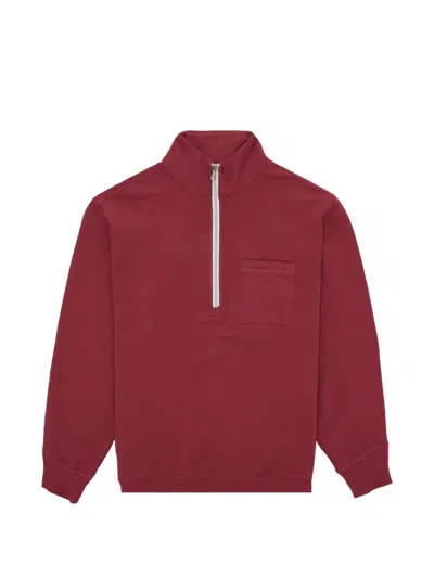 Fortela Princeton Jersey Sweatshirt In Burgundy