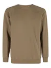 Fortela Woven Crewneck Sweatshirt In Brown
