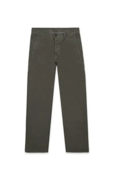 Fortela Reno Reverse Cotton Canvas Pants In Black