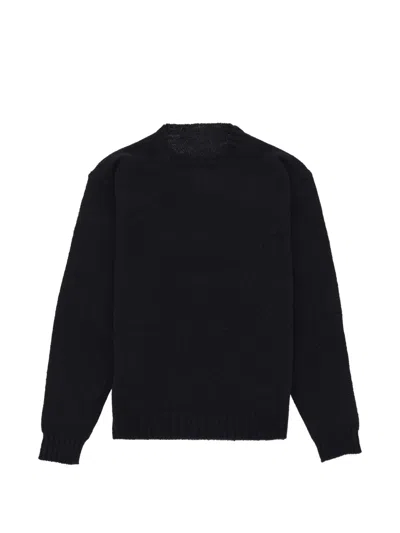 Fortela Ribbed Crew-neck Sweater In Blue