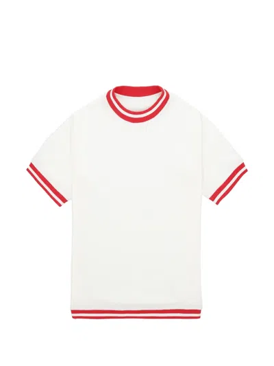 Fortela Ribbed T-shirt In White