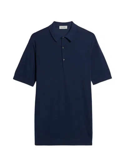 Fortela Rothpique Short-sleeve Polo Shirt In Blue