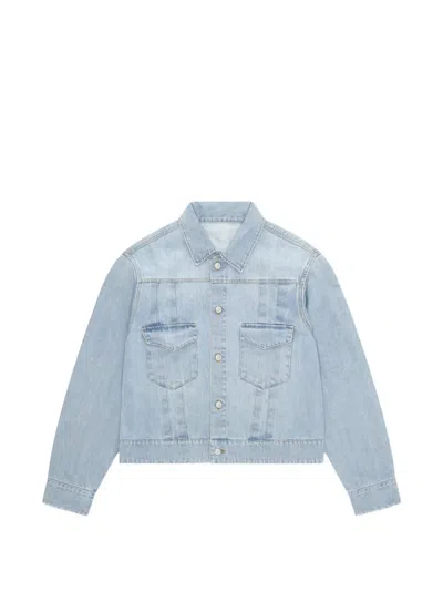 Fortela Sanchoj Flap-pocket Denim Jacket In Blue