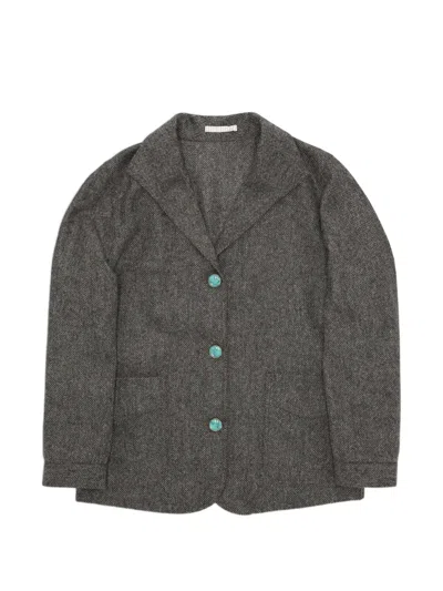 Fortela Scotland Patch-pocket Blazer In Gray