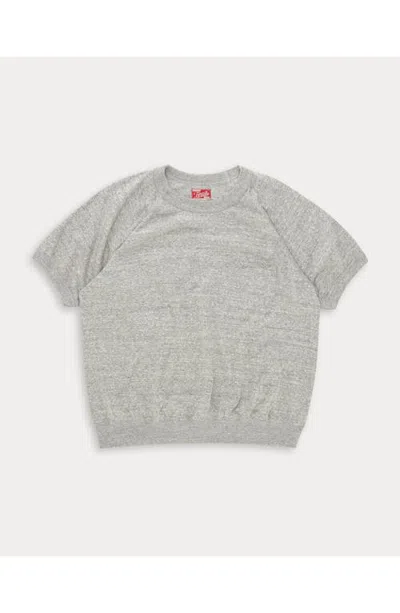 Fortela Silver Coin Tubular Cotton T-shirt In Gray