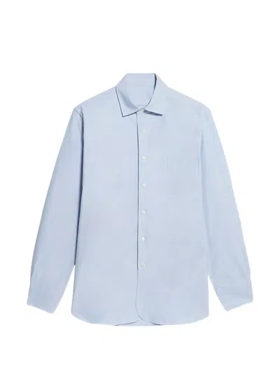 Fortela Soho Chest-pocket Shirt In Blue
