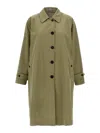 Fortela Multicolor Stanford Reversible Trench Coat In Multicolour