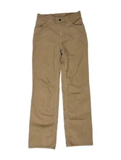 Pre-owned Fortela Straight Leg Pants In Neutral