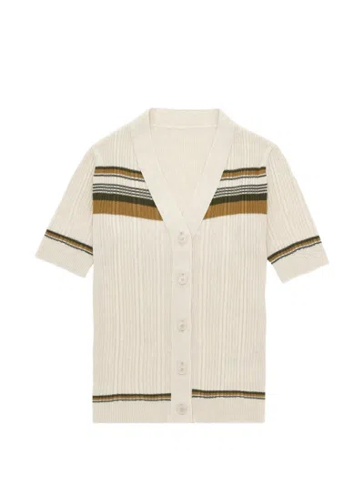 Fortela Striped Button Shirt In Multi