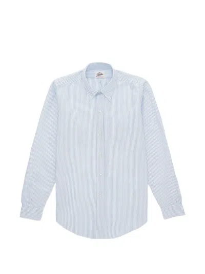 Fortela Striped Pocket Shirt In Blue
