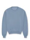 Fortela Crew Neck Sweater In Soft Light Blue Cotton