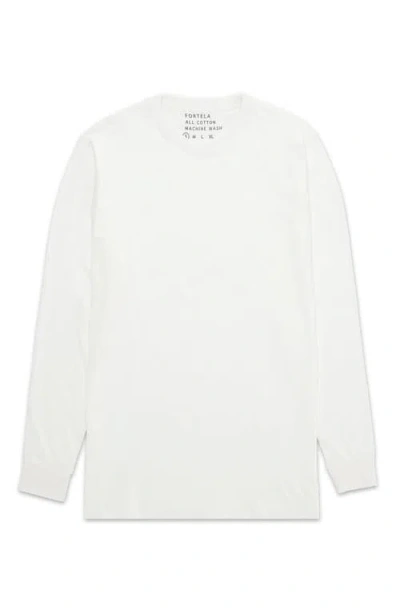 Fortela Teels Long-sleeve T-shirt In White