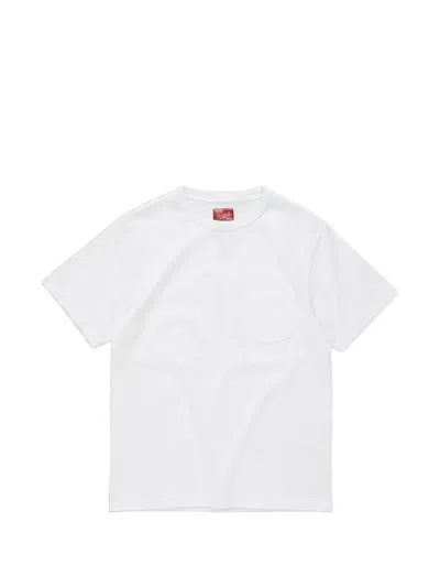Fortela Teepocket Chest-pocket T-shirt In White