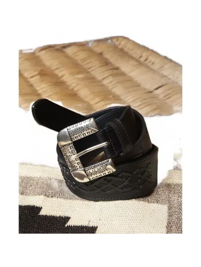 Fortela Terra Buckle Belt In Black