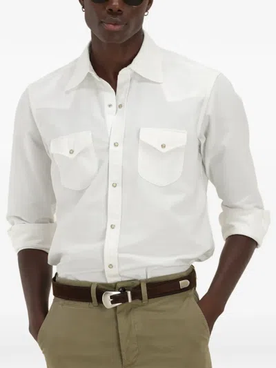 Fortela Tex Flap-pocket Shirt In White