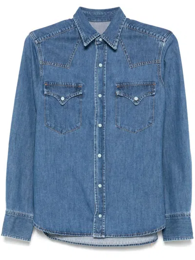 Fortela Texan Shirt Clothing In Blue