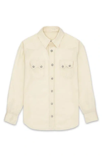 Fortela Toledo Texan Flap-pocket Shirt In Neutral