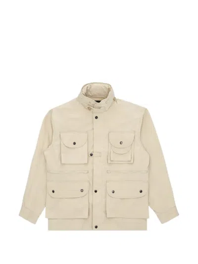 Fortela Tpage Nylon And Cotton Jacket In White