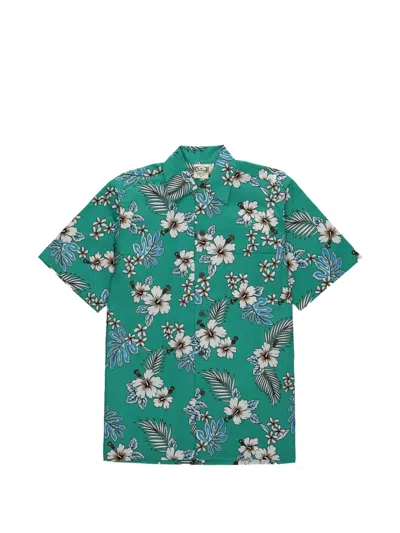Fortela Tropical-print Short-sleeve Shirt In Green