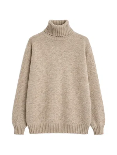Fortela Shetland Turtleneck Sweater In Multi