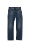 Fortela Unclejohn Japan Selvedge High-waisted 5-pocket Denim In Blue