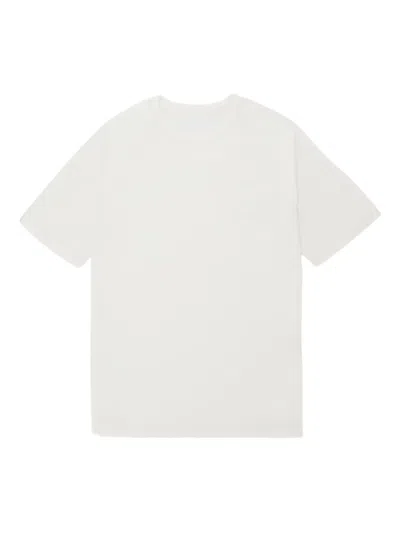 Fortela Vermont Jersey T-shirt With Chest Pocket In White