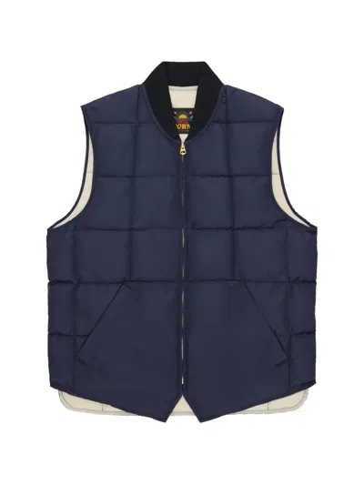 Fortela Vest 1 Quilted-pattern Gilet In Purple