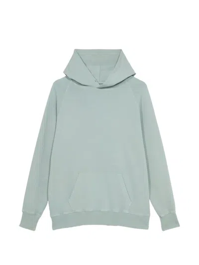 Fortela Vintagehood Brushed Jersey Hoodie In Green