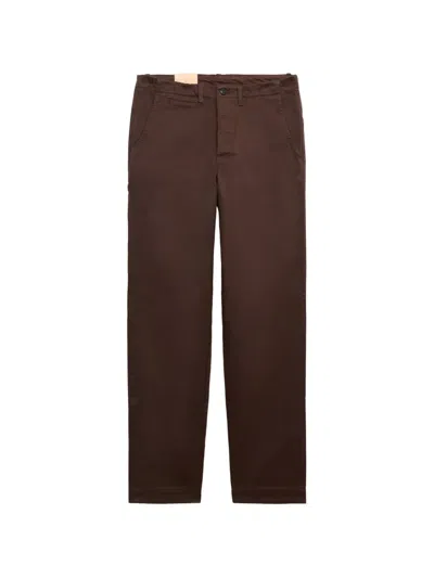 Fortela Wallace Herringbone Trousers In Black