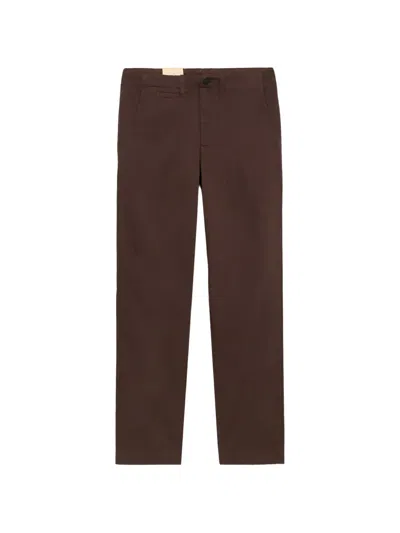 Fortela Wallace Side-pockets Trousers In Brown