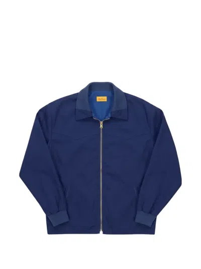 Fortela Weber Reversible Twill Jacket In Blue