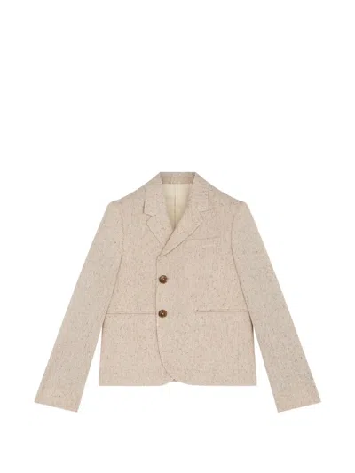 Fortela Welt-pocket Single-breasted Blazer In Neutral