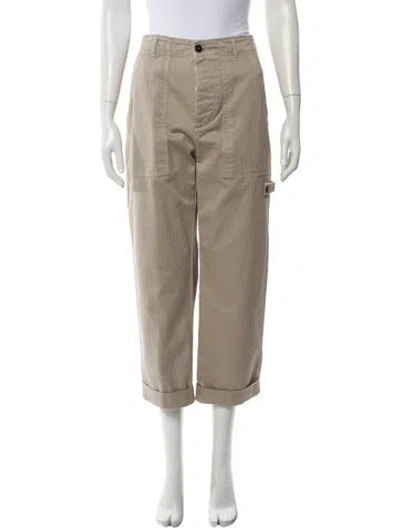 Pre-owned Fortela Wide Leg Pants In Neutral