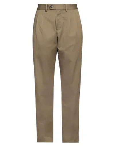 Fortela Man Pants Military Green Size 46 Cotton