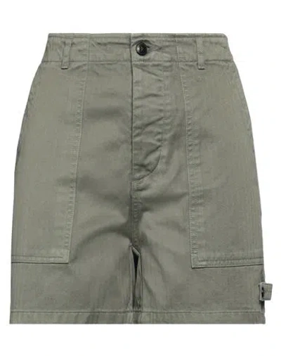 Fortela Woman Shorts & Bermuda Shorts Military Green Size 28 Cotton