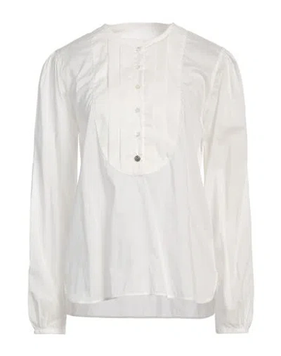 Fortela Woman Top Ivory Size 8 Cotton In White