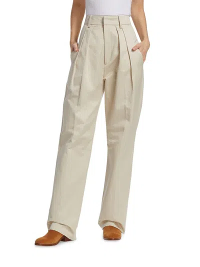 Fortela Women's Janet Straight-leg Trousers In Camel