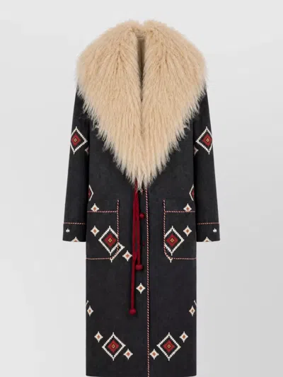 Fortela Wool Fitted Jacket In Black