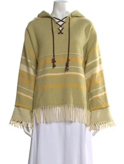 Pre-owned Fortela Wool Striped Sweater In Multi