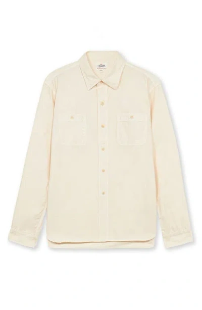 Fortela Workt Patch-pocket Shirt In White