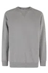 Fortela Woven Crewneck Sweatshirt In Gray