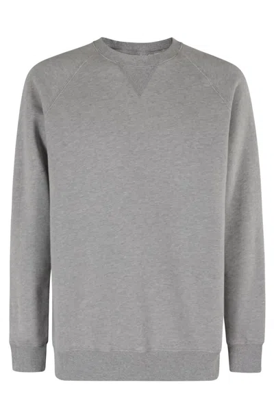 Fortela Woven Crewneck Sweatshirt In Gray