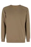 Fortela Woven Crewneck Sweatshirt In Brown